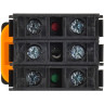 Кнопка с подсветкой IEK MASTER MI-BT60-11D-3-112-K06